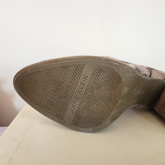 Anne Klein Snakeskin Print Bootie - Picture 5 of 9